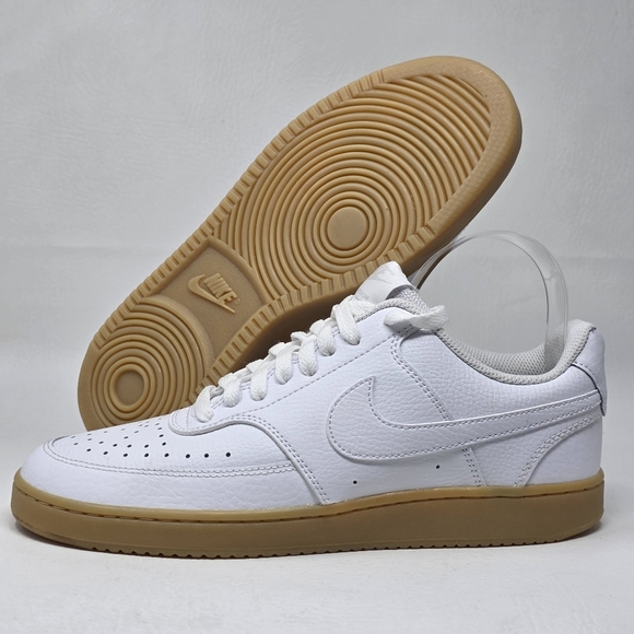 Nike Court Vision Low White Gum Casual Shoes CD5463-105 Men's Size 8.5 B-GRADE